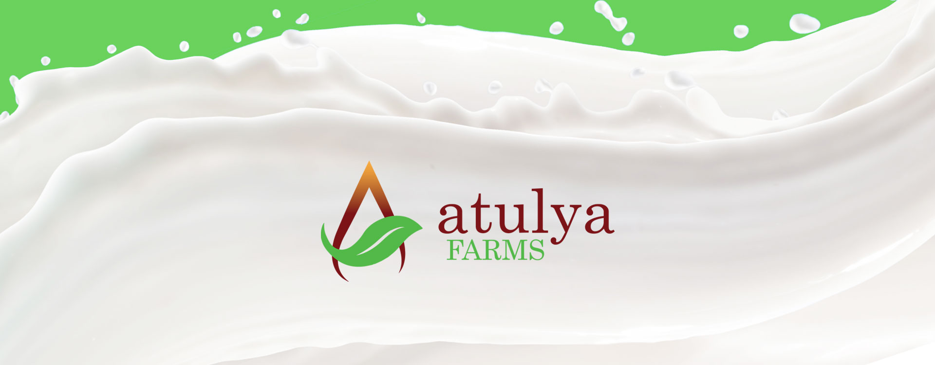 Logo design for Atulya Farms - A2 cow milk brand