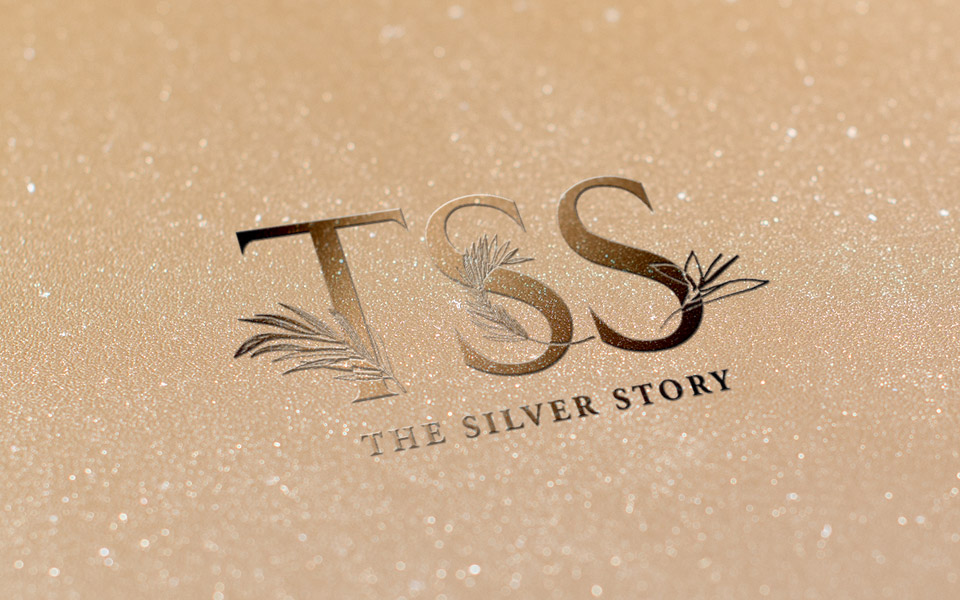 The Silver Story Logo Mockup
