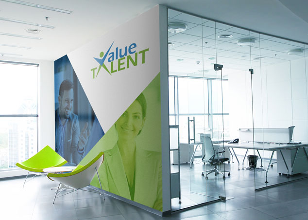 Value Talent - logo design for recruitment consultancy