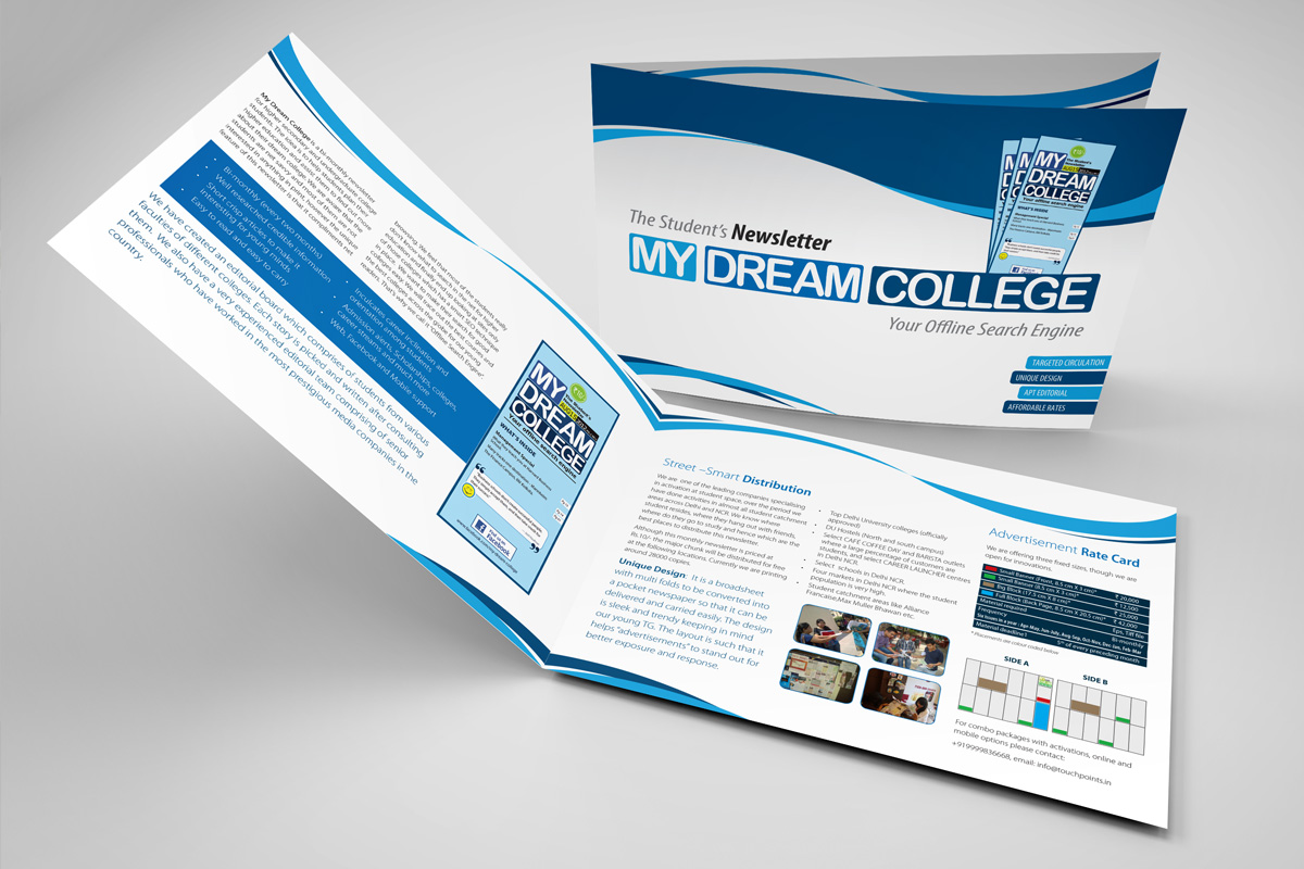 My Dream College Brochure Design
