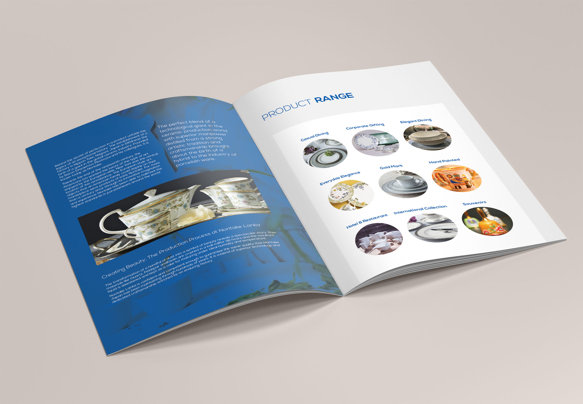 Noritake  Brochure Design 2