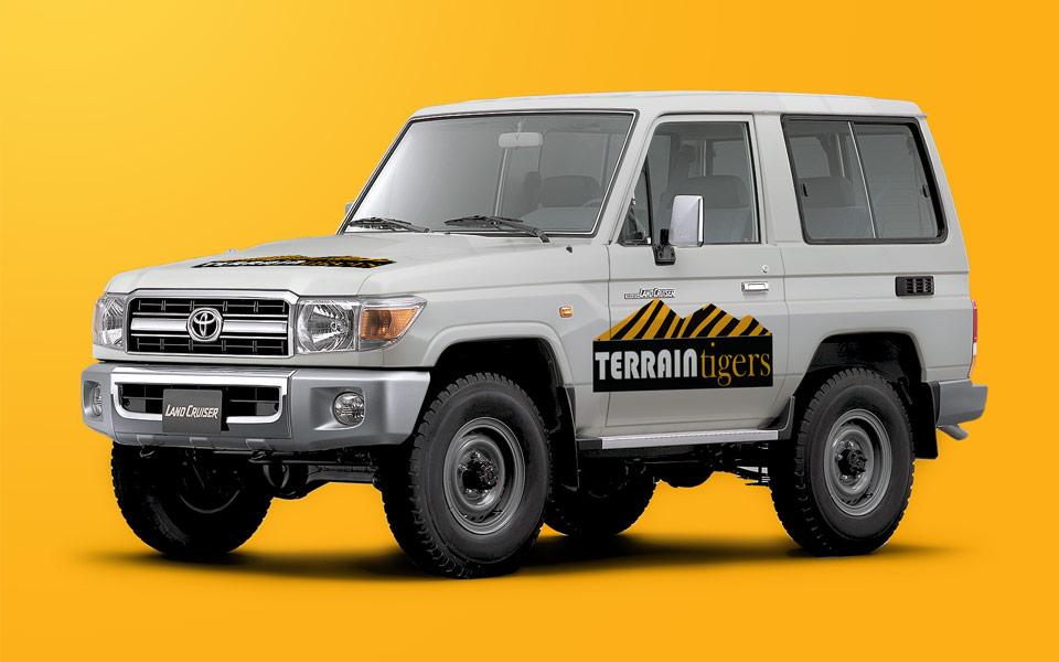 Terrain Tigers Vehicle Branding design