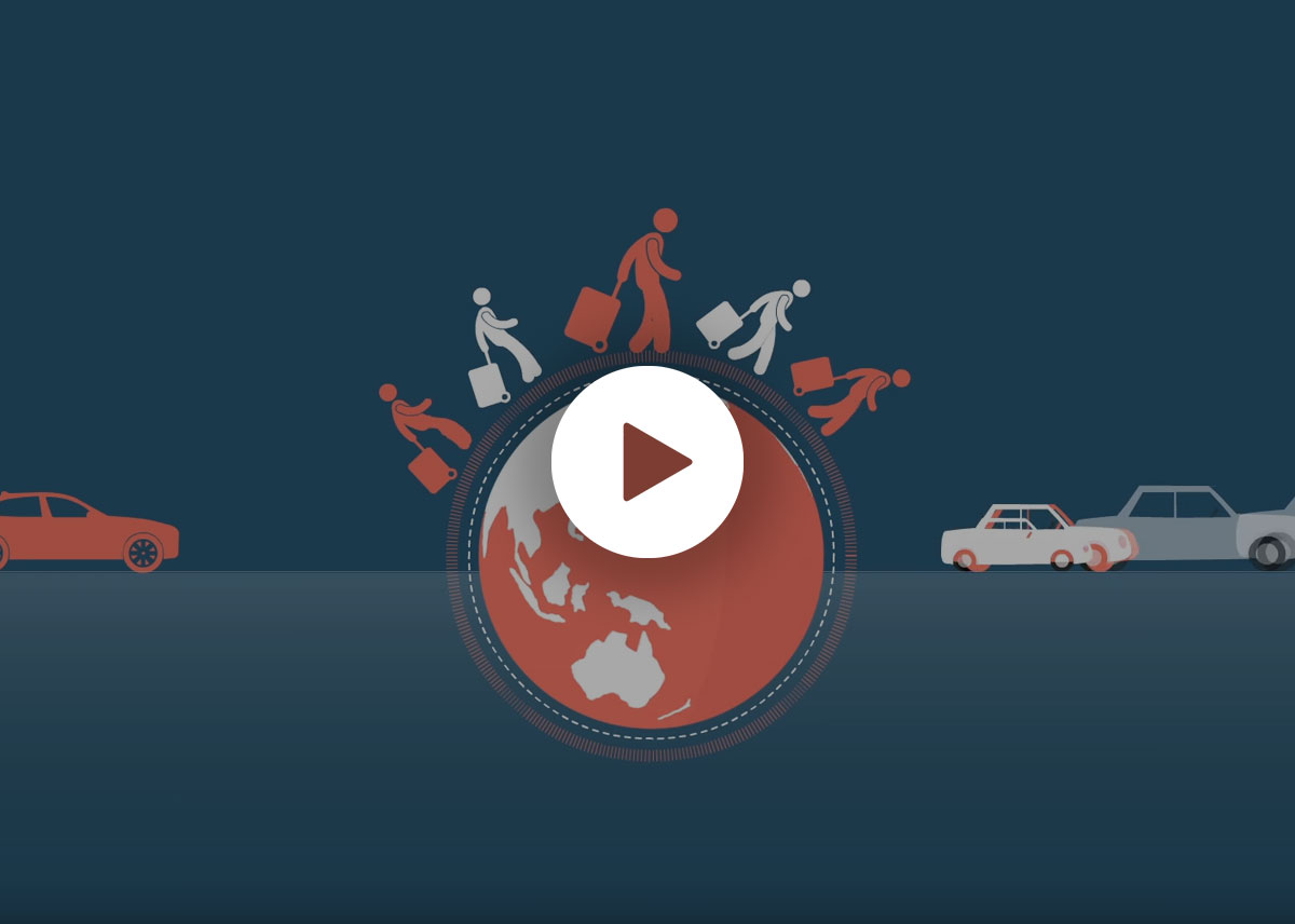 intercity ride animated explainer video